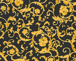 Black And Gold Baroque Wallpaper Rw1326 Versace Wallpaper Glitter Wallpaper Butterfly Wallpaper