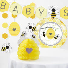Bumblebee Baby Shower Decorations Kit Walmart Com Bumble Bee Baby Shower Bee Baby Shower Theme Bee Baby Shower