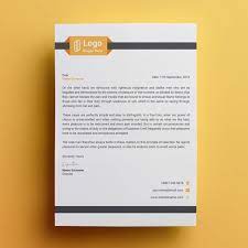 قالب تصميم ترويسة الشركات letterhead design design template letterhead