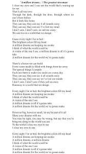 Lyrics to 'a million dreams' by ziv zaifman: When I Close My Eyes Greatest Showman