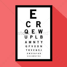 Eye Chart Vector Image 1406583 Stockunlimited