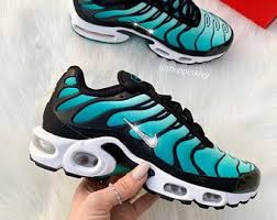 Etsy Your Place To Buy And Sell All Things Handmade Nike Shoes Blue Nike Air Shoes Swarovski Nike