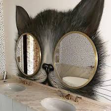 Diyer Life Do It Yourself Life Cat Wall Mirror Design