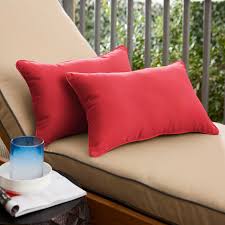 The polyester basketweave material is perfect for laying your head against as you kick back on a hot day with a cool drink. Sunbrella Hot Pink Rsh Decor Set Of 4 Indoor Outdoor Pillow 17 2 Rectangular Lumbar Pillows Patio Furniture Accessories Patio Lawn Garden Alfrayan Org Sa