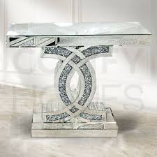 Crushed Crystal C Console Table Free Delivery Available 349 00 For Sale Crushed Crystal C Console Table H 80 W In 2020 Console Table Table Favorite Bedding