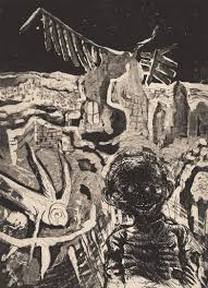 Otto Dix Nocturnal Encounter With A Madman Nachtliche Begegnung Mit Einem Irrsinnigen 1924 Combat Art German Expressionism Degenerate Art