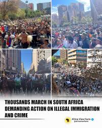 Johannesburg's Central Business District has been brought to a halt as  anti-immigrant protests intensified under the “March and March Until We  Win” movement. Hundreds of demonstrators marched through key streets in the