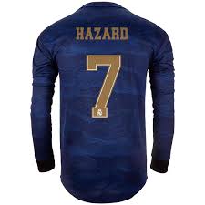 Jersey real madrid, los angeles, california. 2019 20 Eden Hazard Real Madrid Away L S Authentic Jersey Soccer Master