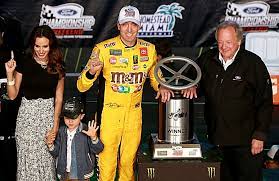 He had only one championship?! Kyle Busch Stays Mistake Free To Win Nascar Cup Title The New York Times