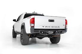 Warn ascent bumpers mounted to the truck's rear, you open up a world of possibilities. 2016 2021 Toyota Tacoma Stealth Fighter Rear Bumper No Sensors Addictive Desert Designs Leader In Aftermarket Truck Parts
