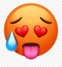 Maybe you would like to learn more about one of these? Emojis Hearteyes Hot Tongueout Aesthetic Mine Free Iphone Emojis Hot Face Heart Eyes Emoji Png Free Transparent Emoji Emojipng Com