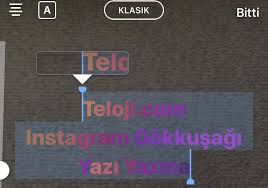 Instagram Hikayelerde Gokkusagi Yazi Yazma Teloji Instagram Yazma Gokkusagi