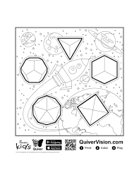 Pidilefinyuzdili Adli Kullanicinin Quivervision 3d Calisma Sayfalari Panosundaki Pin Artirilmis Gerceklik Boyama Sayfalari 3d Boyama