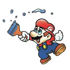 Mario S Up For Some Painting From The Mario Paint Manual Follow Video Game Art Archive Support Us On Patreon Super Mario Art Mario Art Mario
