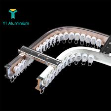 We are available to help you select the perfect aluminum drapery track to tackle whatever project you face, so don't hesitate to give us a call. Aluminum Profile Heavy Duty Corner Ceiling Curved Mount Curtain Channel Champagne Bronze Arch Window Tracks Rail Runners System Buy Arch Window Ceiling Curtain Track Curtain Track System Champagne Ceiling Curtain Track Product On