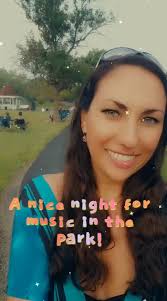 A nice night for music in the park! #bluesprings #rotarypark #music  #outdoors #summer