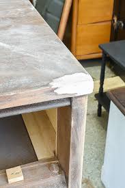 Very fine (200 or 220 grit) sandpaper is best for smoothing surfaces between coats of paint. Furniture Makeover How To Repair Broken Corners On Furniture Little House Of Four Creating A Beautiful Home One Thrifty Project At A Time Furniture Makeover How To Repair Broken Corners