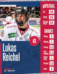 My main concern is he glides and puck watches a bit too much in the defensive zone; Lukas Reichel Elite Prospects