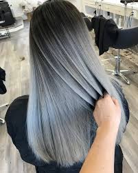 Curly hair with silver highlights. 45 Best Balayage Hairstyles For Straight Hair For 2019