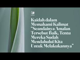 Apakah saya atau bahwa berbahasa indonesia dengan baik dan benar itu tidak mudah. Kaidah Memahami Kalimat Andai Amalan Itu Baik Tentu Mereka Sudah Mendahului Kita Melakukannya Youtube