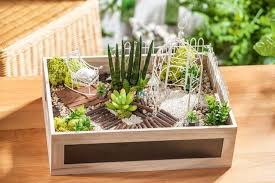 Mini Garten In Der Holzkiste Free Guide Einfach Zu Kopieren œ Basteln Basteln Der Einfach Free Guide Mini Garten Holzkisten Miniaturgarten