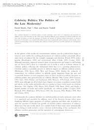 The list includes people like johnny depp, jake paul, john krasinski, jason statham, john cena and many more. Pdf Celebrity Politics The Politics Of The Late Modernity