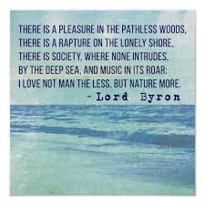 Lord Byron Nature Poetry Poster Zazzle Com In 2021 Poetry Posters Byron Poetry Poetry