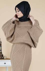 Tesettur Ikili Takim Triko Panco Etek Sga1205 2 Tesetturpazari Com Triko Moda Stilleri Etek