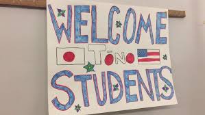 Students sing during walkout at CSAS