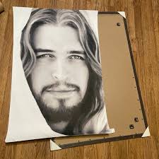 Jesus Christ Wooden Frame Portrait Print, Jesus Painting, Jesus Portrait,  Jesus Picture Christian Art Jesus Christ LDS Picture LDS Art Gift