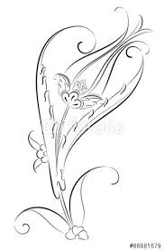 Vektorel Cini Motifi Lale Deseni Cizimi Stock Image And Royalty Free Vector Files On Fotolia Com Pic 66881679 Turkish Art Art Islamic Art