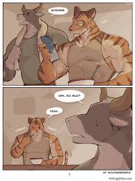 Wolfanine We Ran Out Of Milk - Gay Sex Comic page 1