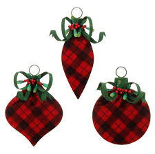 Black And White Buffalo Plaid Christmas Tree Clipart Raz Flocked Buffalo Plaid Ornament Set Of 3 Christmas Fabric Crafts Buffalo Plaid Christmas Decor Fabric Christmas Ornaments