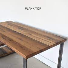 It can hide any kind of wire from the object itself to the end of the desk with a little smart positioning. Reclaimed Wood Desk Metal Frame Base What We Make