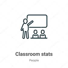 Customize through drag and drop tools, download and print. Classroom Stats Outline Vector Icon Thin Line Black Classroom Stats Icon Flat Vector Simple Element Illustration From Editable People Concept Isolated Stroke On White Background Premium Vector In Adobe Illustrator Ai
