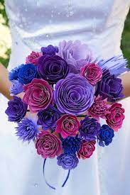 Maybe you would like to learn more about one of these? Diy Paper Wedding Bouquet And Matching Flower Girl Barrettes Hello Creative Family