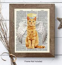 Angelic Cat Dictionary Art Print Sweet Funny 8x10 Wall Decoration Apartment Or Home Decor Poster Sentimenta In 2020 Dictionary Art Print Dictionary Art Art Prints