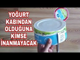 Yogurt Kabindan Olduguna Kimse Inanmayacak Geri Donusum Recycle How To Make Youtube Geri Donusum Yogurt Dekorasyon Elisleri