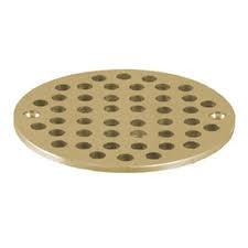Fmp 102 1080 4 5 8 Round Brass Floor Drain Strainer Floor Drains Flooring Floor Coverings