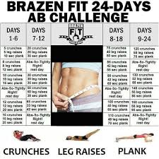 Brazen Fit 24 Day Ab Challenge How To Stay Healthy Health