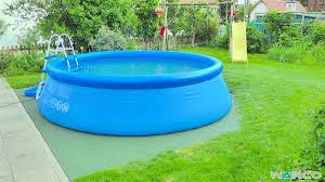 Terrassenplatten Von Warco Eignen Sich Hervorragend Als Schutzender Boden Unter Einem Quick Up Pool Der Pool Selbst Wird Balkonbelag Terrassenplatten Terrasse