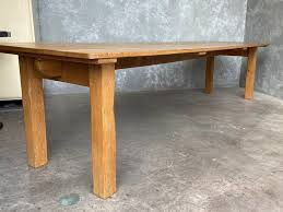 Old oak dining tables for sale. Large Antique Solid Oak Dining Table