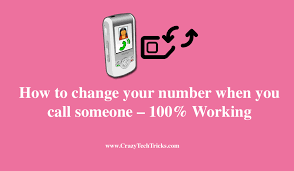 You actually have a number of options here, depending on the type of phone yo. How To Change Your Number When You Call Someone 100 Working