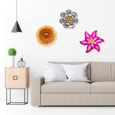 Get the best deal for floral wall hanging tapestries from the largest online selection at ebay.com. Sculptures Songxin Yellow Metal Flower Wall Decor Colorful Wall Sculptures Hanging For Bathroom Living Room Bedroom Office 12 2 Inch Home Kitchen