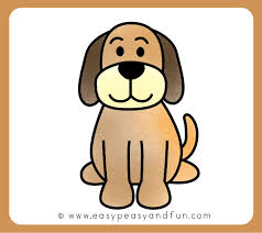 How To Draw A Dog Step By Step Drawing Tutorial For A Cute Cartoon Dog Easy Peasy And Fun Dog Drawing For Kids Dog Drawing Cute Dog Drawing