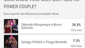 Jul 15, 2021 · um site com enquetes para você poder votar e saber a porcentagem das disputas do power couple brasil 5 e da fazenda 12 edição 2020. 5ld9ql1xhhlbmm