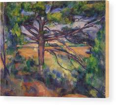 new artwork made with love for you ready to decorate your house large pine and red earth 1895 wood print by ce paul cezanne paintings paul cezanne cezanne