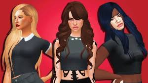 Weepingsimmer Clayified Hair Mega Pack Part 1 Sims 4 Hairs Sims Hair Sims 4 Sims