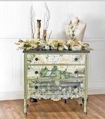 White Fleur Rub On Transfer By Redesign With Prima Ships July Etsy In 2020 Painted Furniture Rub On Transfers Hand Painted Furniture