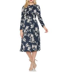 Shop For Vince Camuto Refined Etched Floral Print Bouquet Midi Dress At Dillards Com Visit Dillards Bouquet Dress Spring Cocktail Dress Work Dresses For Women